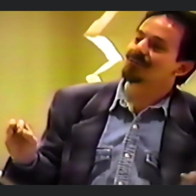 Oklahoma mixed media artist Paul Medina&#039;s Artist Talk at the Oklahoma City Art Museum, circa 1995